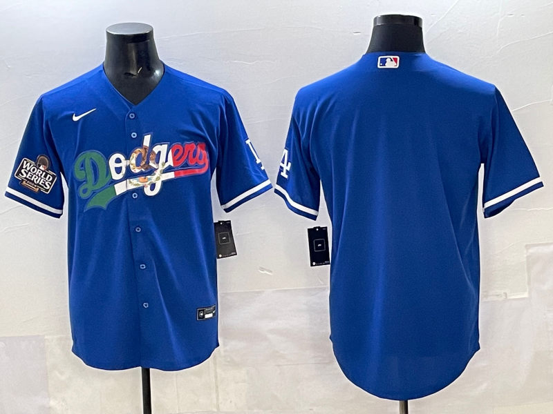 Men Los Angeles Dodgers blank blue Nike 2025 MLB All Star Jersey 00